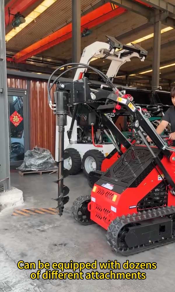 Learn to Install the Auger Attachment on a Skid Steer Loader in 30 Seconds!