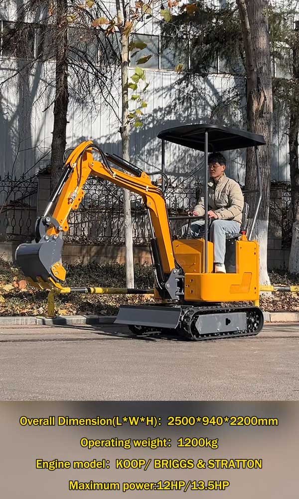 SH12 Mini Excavator Test Drive